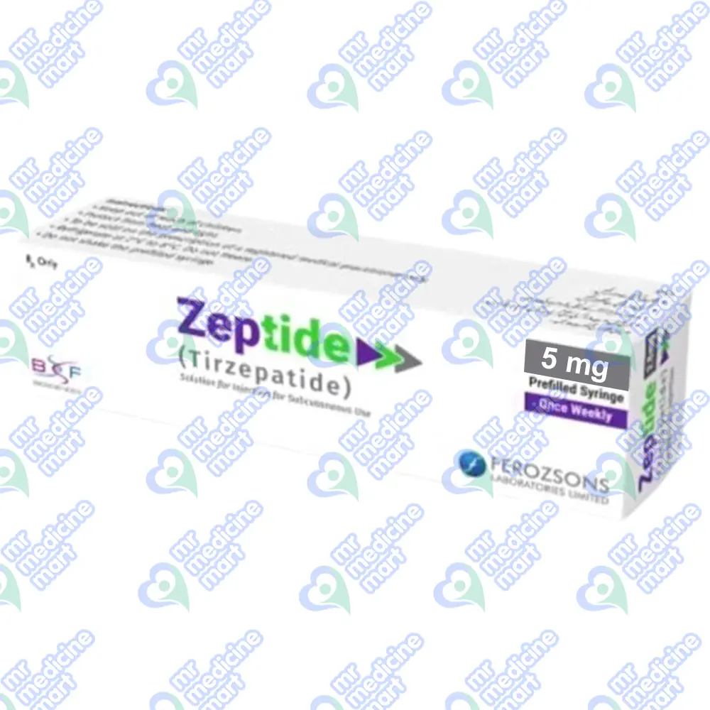 Zeptide 5mg Injection (PFS) Tirzepatide