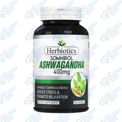 Herbiotics Ashwagandha 400mg Capsule 30's