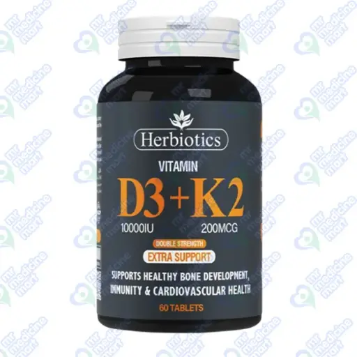 Herbiotics D3/K2 200mcg Tablet 60's