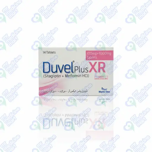 Duvel Plus XR 100mg/1000mg Tablet 14's