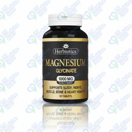 Herbiotics Magnesium Glycinate 1000mg 30's