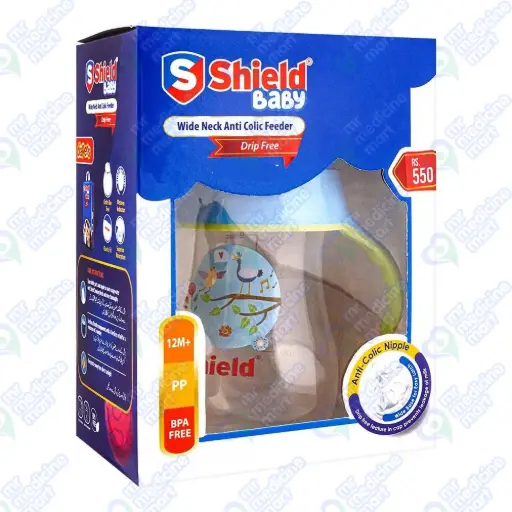 Shield Wide Neck Anti Colic Feeder (With Handel)