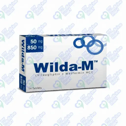 Wilda M 50mg/850mg Tablet 14's