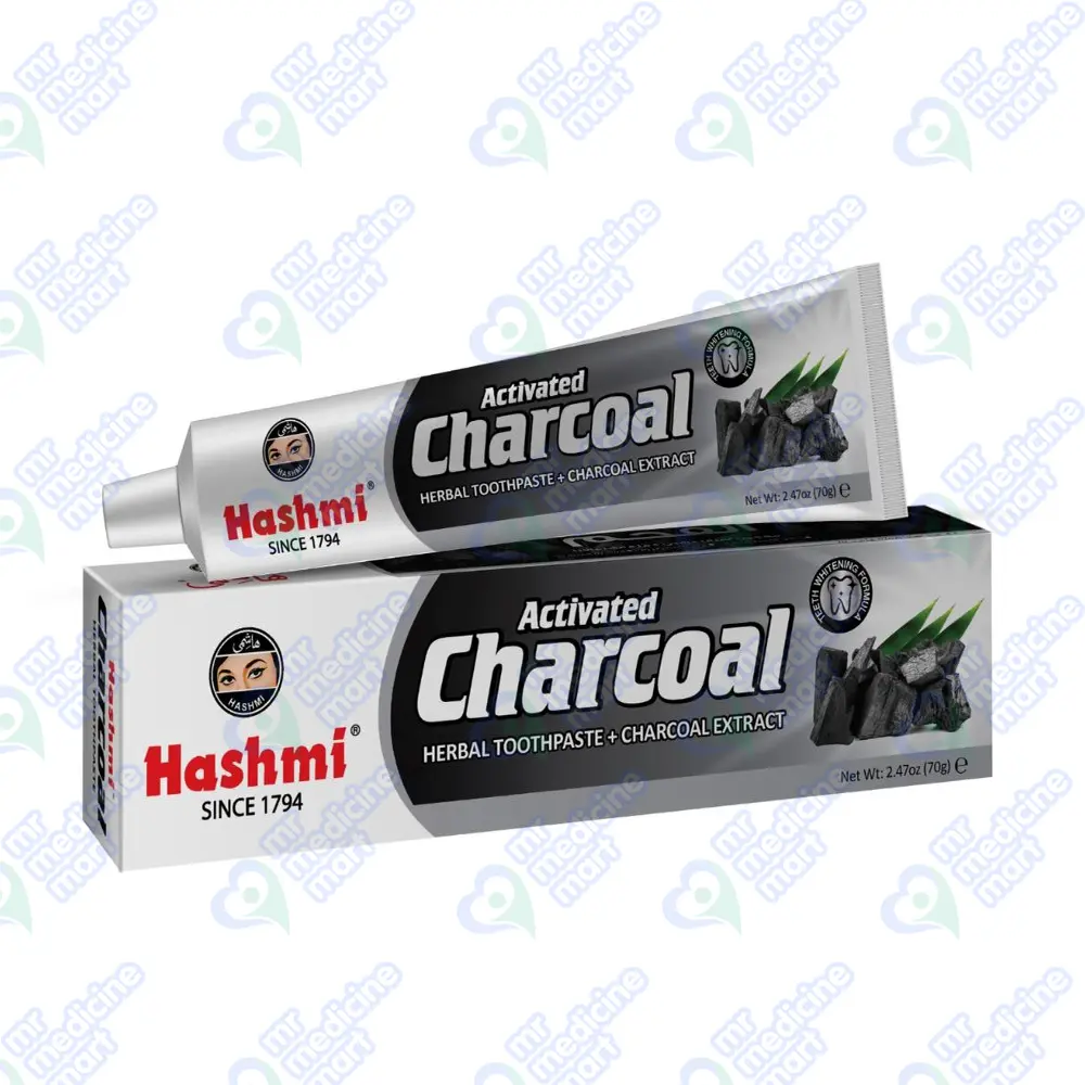 Hashmi Charcoal Toothpaste 70g | Mr Medicine Mart