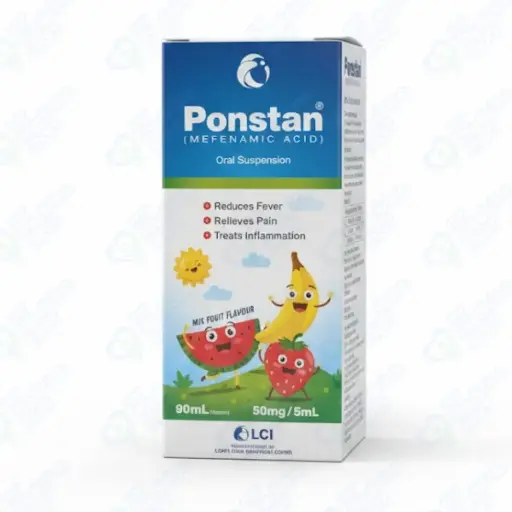 Ponstan 50mg/5ml Suspension 90ml