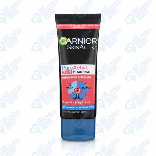 Garnier Skin Active Charcoal Face Wash 100ml