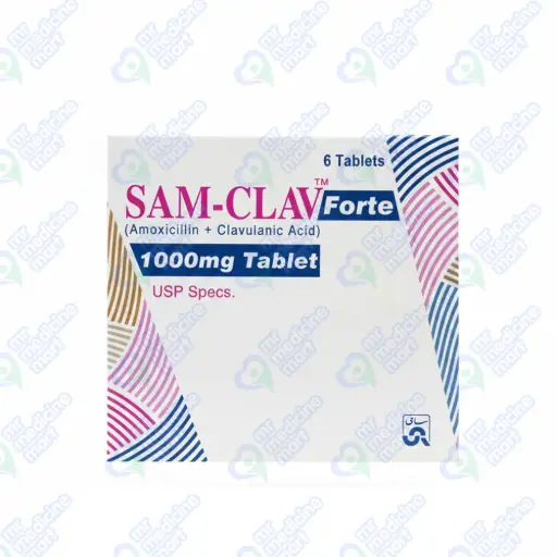 Sam Clav Forte 1g Tablet