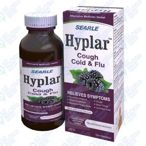 Hyplar Syrup 120ml (Sugar free)