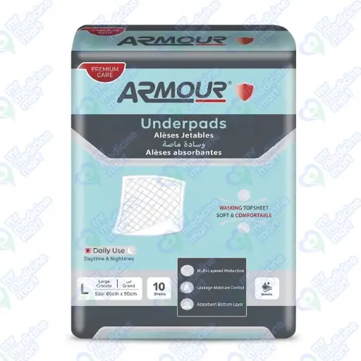 Armour Underpads Comfortable Large 10's